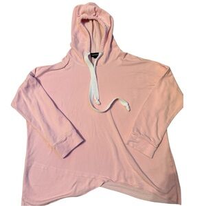 Karen Kane pink oversized Medium hooded sweatshirt